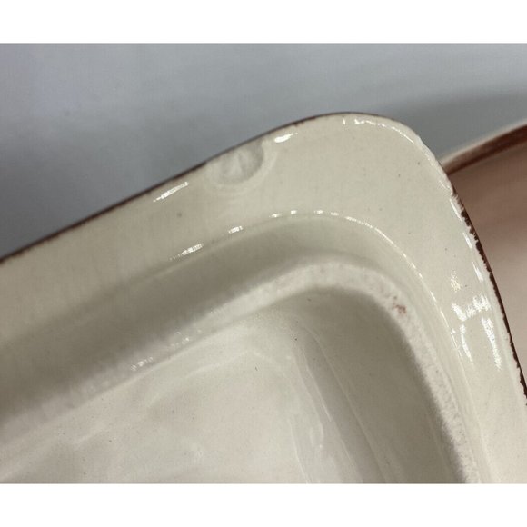 Valley Vista California Pottery Brown Leaf serving Bowl with cover - Picture 4 of 8